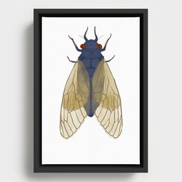 Cicadas Framed Canvas
