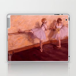 Dancers Practicing at the Barre Laptop Skin