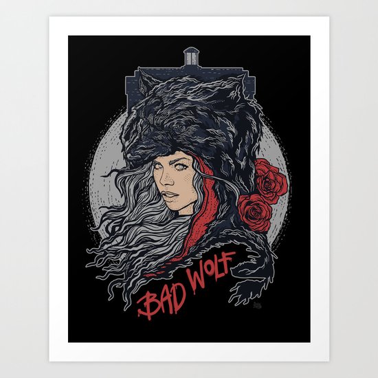 Bad Wolf Art Print