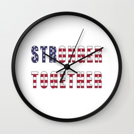 Stronger Together Wall Clock