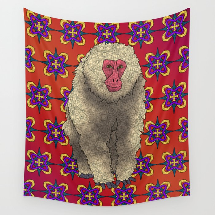 Monkey tapestry sales