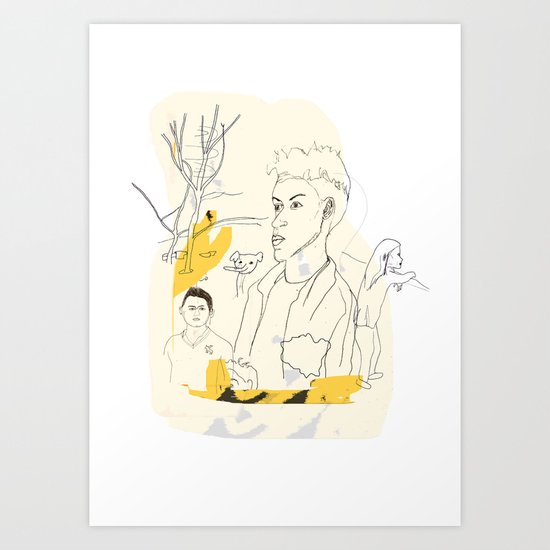 Poster of LGBT Londoners Art Print