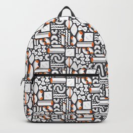 Pasta Shapes Pattern Backpack