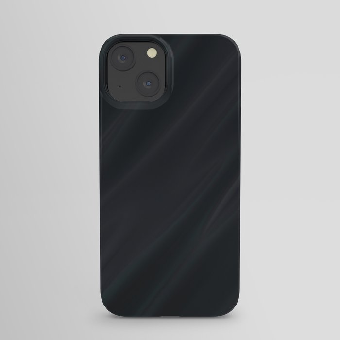 Dark grey black iPhone Case