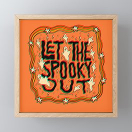 Let the Spooky Out in 3D Framed Mini Art Print