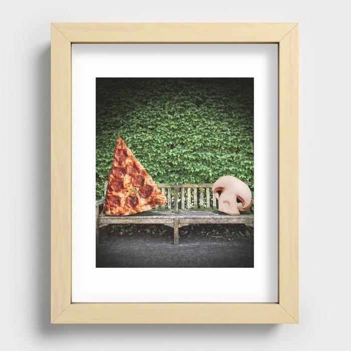 Discarded Food: Mushrooms Recessed Framed Print