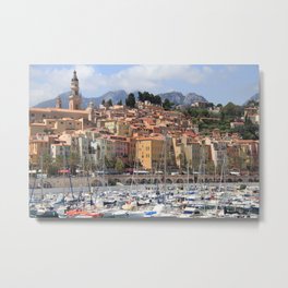 Colors of Menton France Metal Print