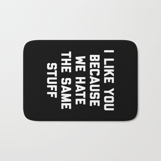 Pizza Spirit Animal Funny Quote Bath Mat