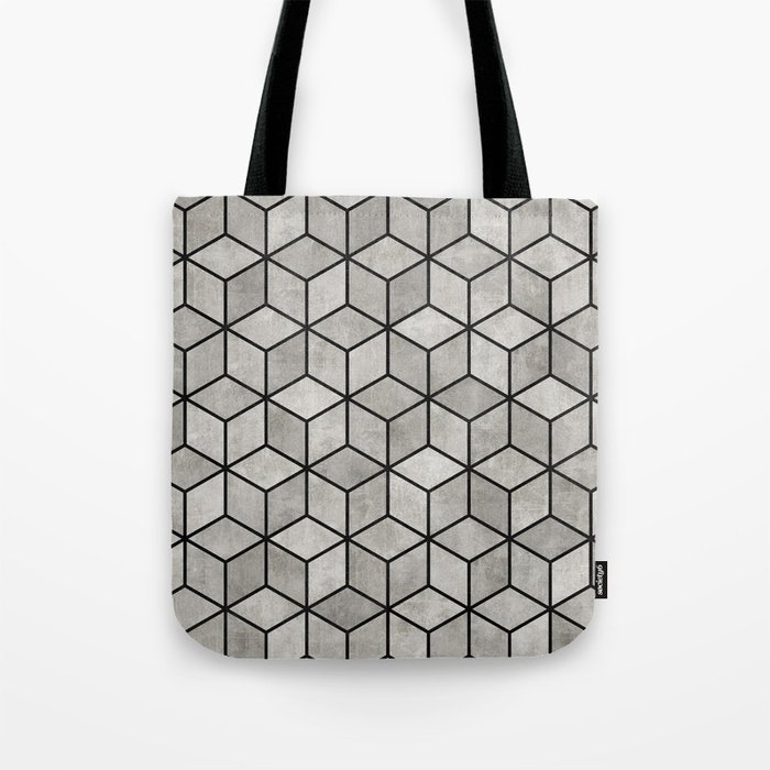 Concrete Cubes Tote Bag by Zoltan Ratko | Society6