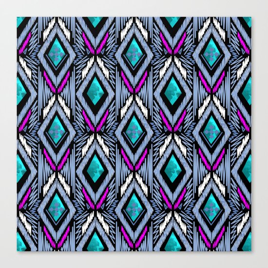 Colorful ethnic ornament . Canvas Print