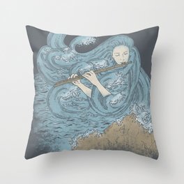 Ocean Symphony Throw Pillow