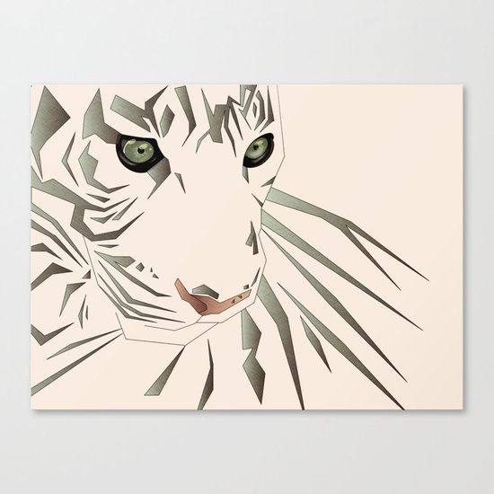 Tiger's Tranquility Canvas Print