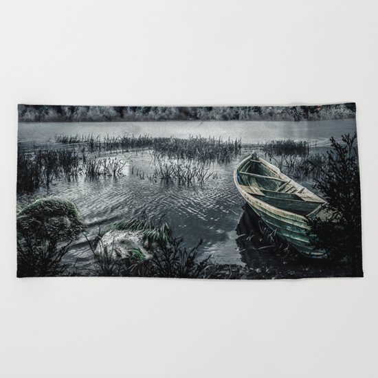 Losing my MInd Beach Towel