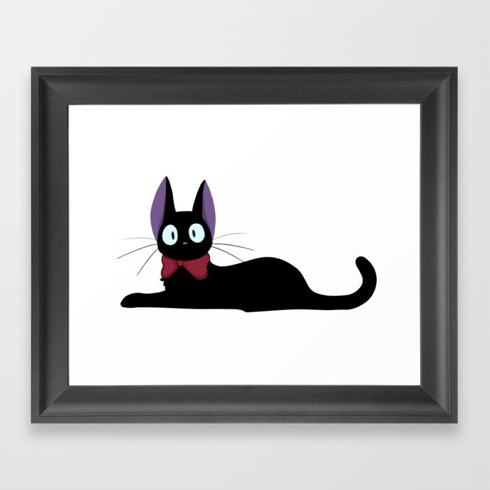 Fancy Jiji Friday The 13th Kiki S Delivery Service Framed Art Print By Sclarkeart Society6