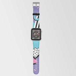Memphis Pattern 57 - 80s - 90s Retro / 2nd year anniversary design Apple Watch Band