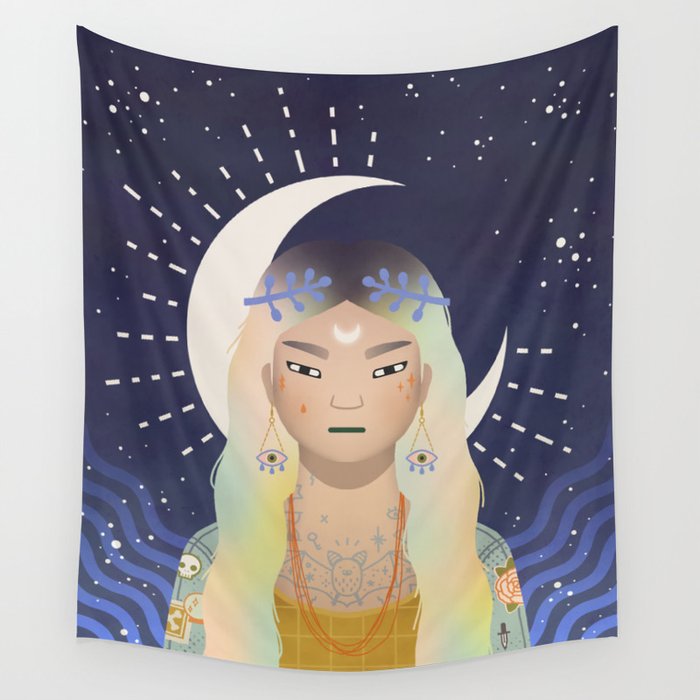 The Moon Wall Tapestry