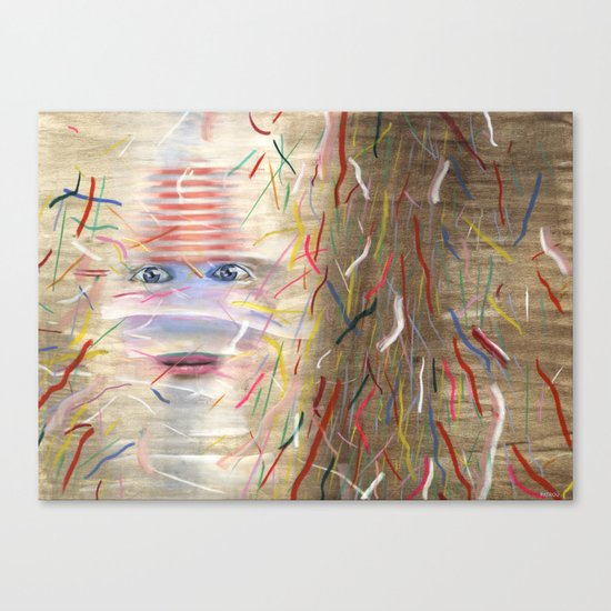 White Dreamer Canvas Print