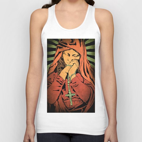 Virgin Mary (In color) Unisex Tank Top