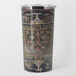 Avalokiteshvara Mandala Buddhist Thangka Art Travel Mug