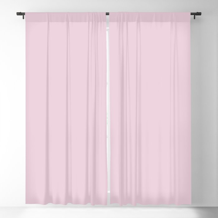 Creamy Freesia Pink Blackout Curtain