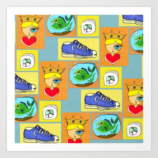 me and my day Art Print