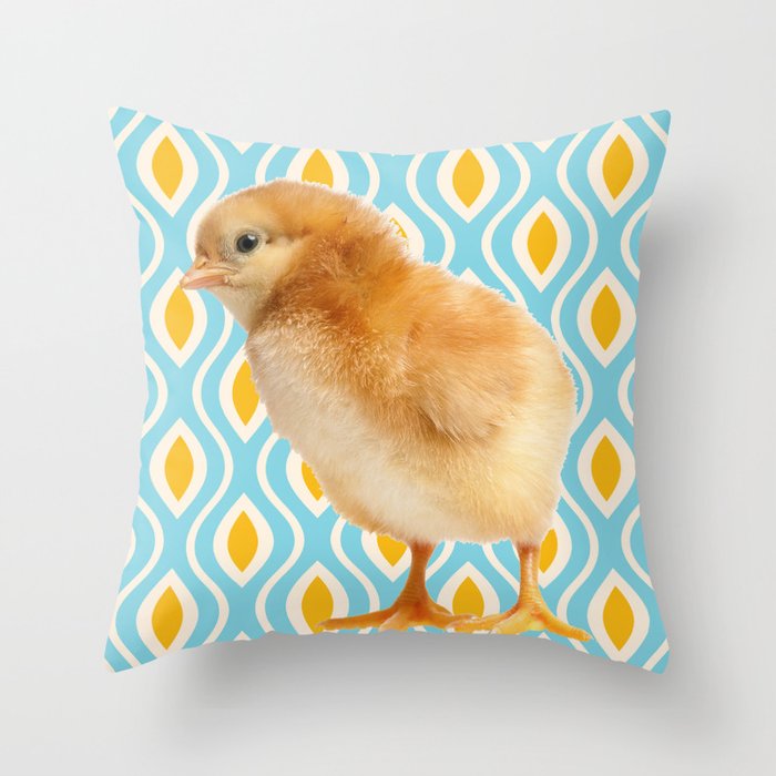 Chickie D Throw Pillow