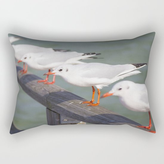 Seagulls II Rectangular Pillow