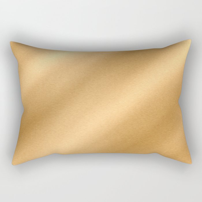 Golden Shapes Rectangular Pillow