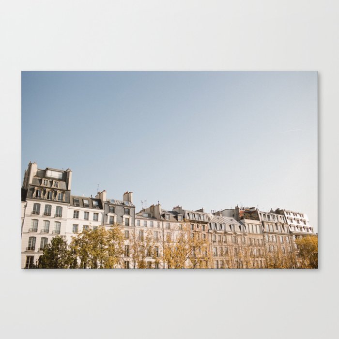 A stroll through Paris | France | Europe | building | historical building | fall | art print | travel print | travel photography | travel photo | city photo Canvas Print