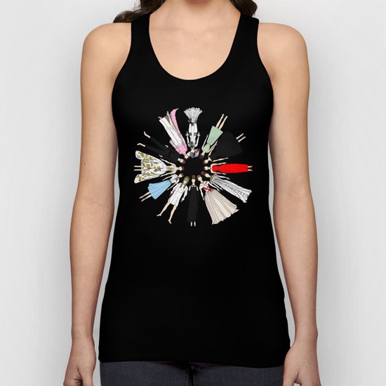Audrey Hepburn Circle Fashion Unisex Tank Top