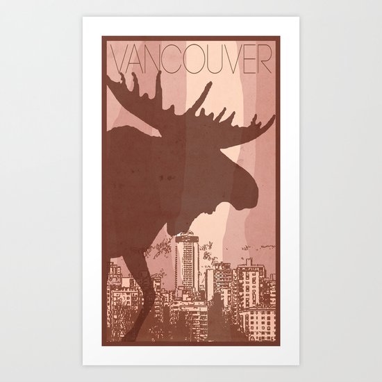 Every City Has Its Creature -Vancouver Art Print