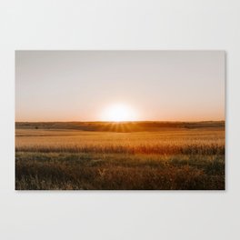 Iowa Sunset Canvas Print