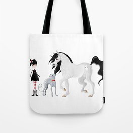 Dreamer and her Companions Tote Bag