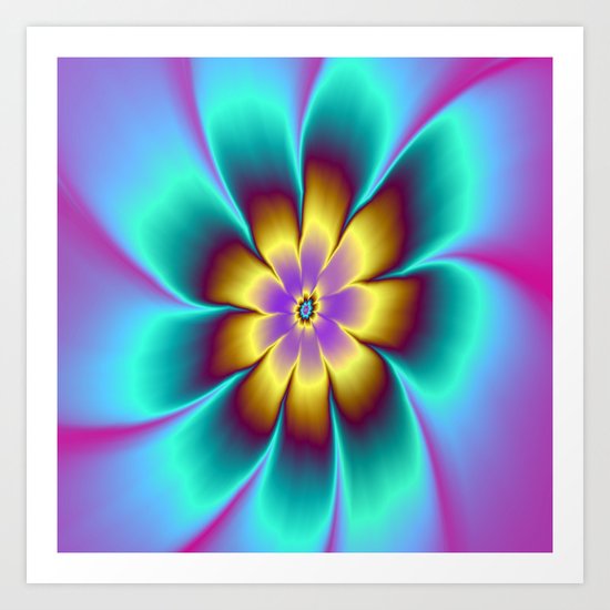 Golden Daisy Art Print
