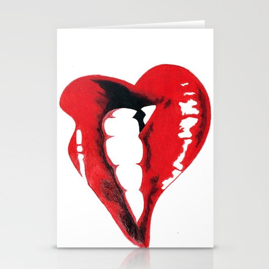 Lips Stationery Cards