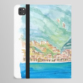  Minori on Amalfi Coast View from Mediterranean Sea iPad Folio Case