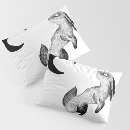 The Hare and Her Moon Pillow Sham