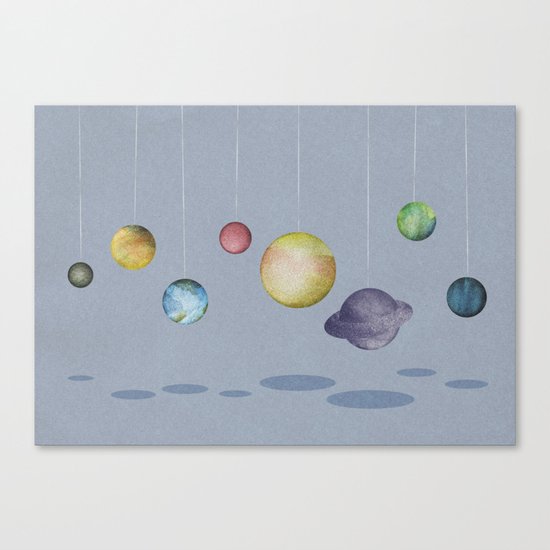 The Solar System Canvas Print
