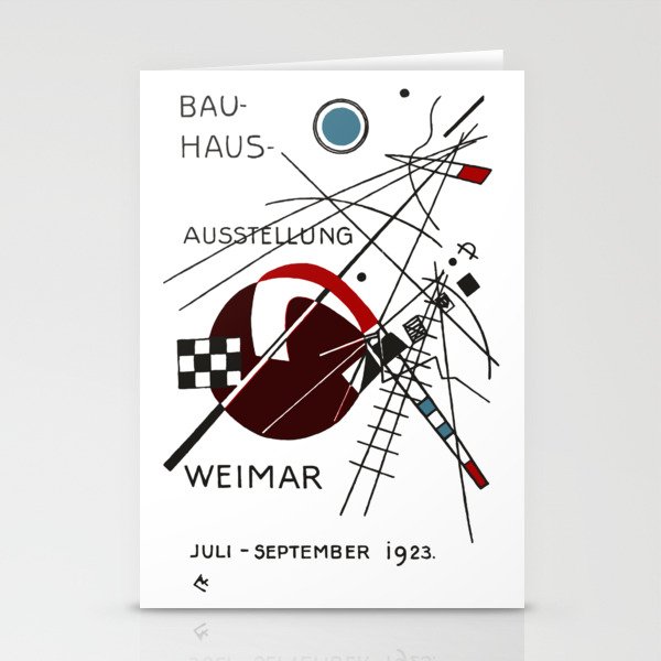 Kandinsky | Bauhaus Exhibition, 1923 Artwork Reproduction Stationery Cards