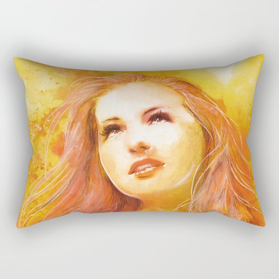 Just before the leaves fall Rectangular Pillow
