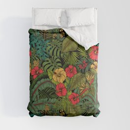 Tropical garden Comforter