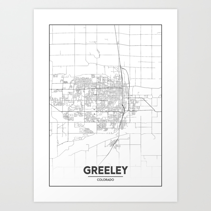 Greeley Colorado Map Get Map Update