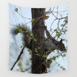 Happy squirrel Wall Tapestry