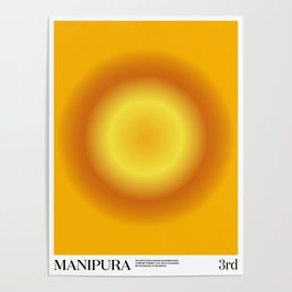 3rd Chakra Manipura Poster