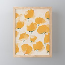 The Yellow Flowers Framed Mini Art Print