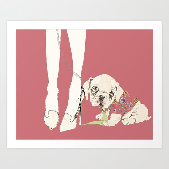he would never do it, 2 Art Print