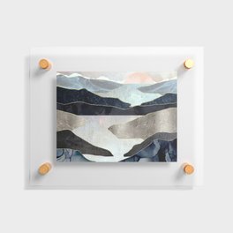 Blue Mountain Lake Floating Acrylic Print