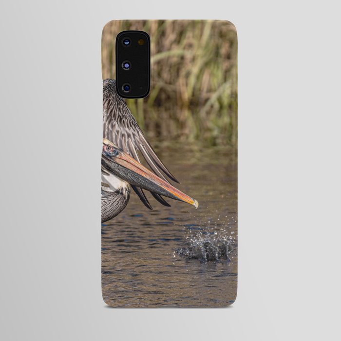 Pelican Taking off on the Bayou Android Case