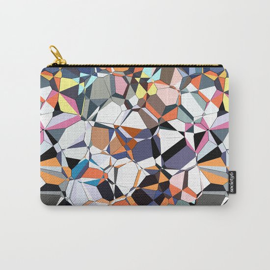 Abstract Geometric Chaos Carry-All Pouch