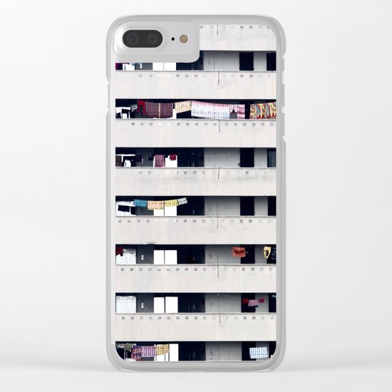 Immeuble face Clear iPhone Case